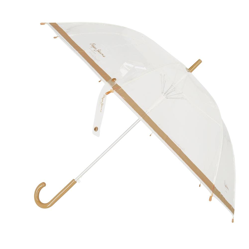 Pepe Jeans Lexy Regenschirm, Gelb, Polyester, mit Aluminium-Stock, gelb, Regenschirm Gehstock Gelb,