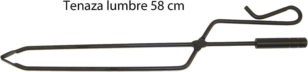 Imex El Zorro 10046 Kamin-Set, quadratisch, Zubehör aus Edelstahl und Blasebalg, 50 x 20 x