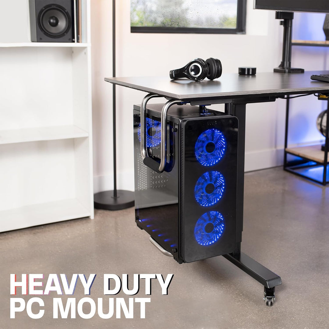 VIVO MOUNT-PC04A Computergehäuse-Halterung für den Schreibtisch bis zu 30 kg Large, Large