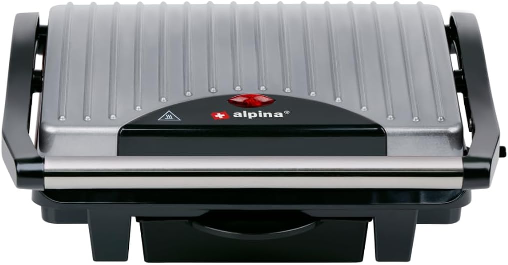 alpina Kontaktgrill - Optigrill 230V/1000W - Sandwich Maker - Panini Grill - Multigrill für Gemüse,
