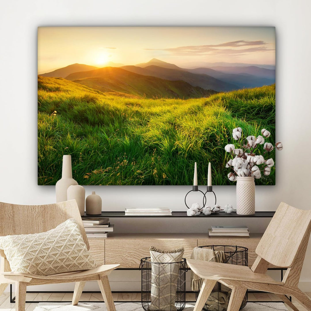 MuchoWow© Bilder Gross 120x80 cm XXL Wohnzimmer Deko Modern Wandbild Foto auf Leinwand Bild Schlafzi