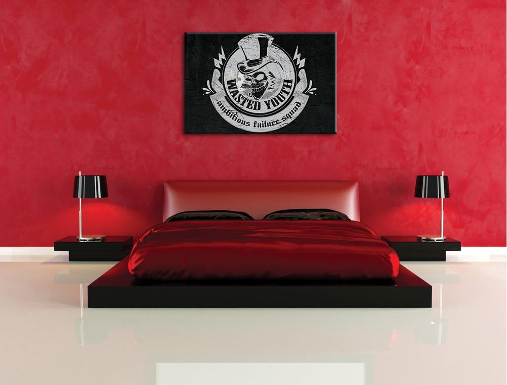 Ambitious-failure squad Black Format: 120x80auf Leinwand, XXL riesige Bilder fertig gerahmt mit Keil
