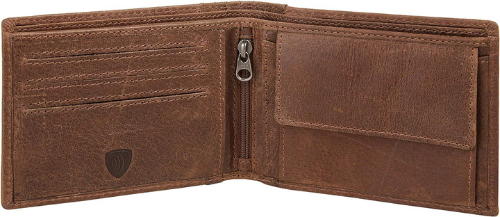 Sansibar Geldbörse Echt Leder Cognac Herren, Damen - 020050, Cognac