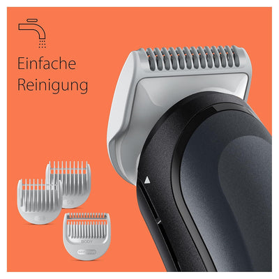 Braun Bodygroomer 3, Körperpflege- und Haarentfernung für Herren, mit SkinShield-Technologie, Sensit