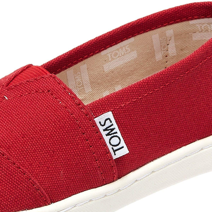 Toms Unisex Kinder Alpargata CoreFlache Slipper 30 EU Rot, 30 EU Rot