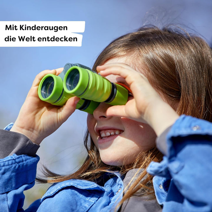 HABA Terra Kids Fernglas für Kinder mit 4-facher Vergrösserung inklusive Tasche – 1004132001