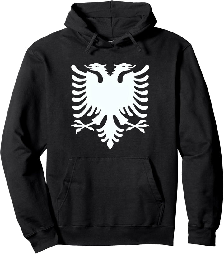 Albanische Flagge Albanien Doppelkopf Adler Albanien Pullover Hoodie