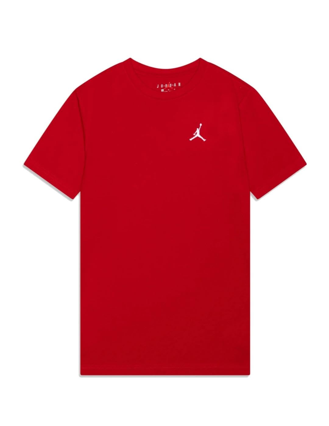 Jordan Jungen Jumpman Air Emb T-Shirt (1er Pack) 8-10 Jahre Gym Red, 8-10 Jahre Gym Red