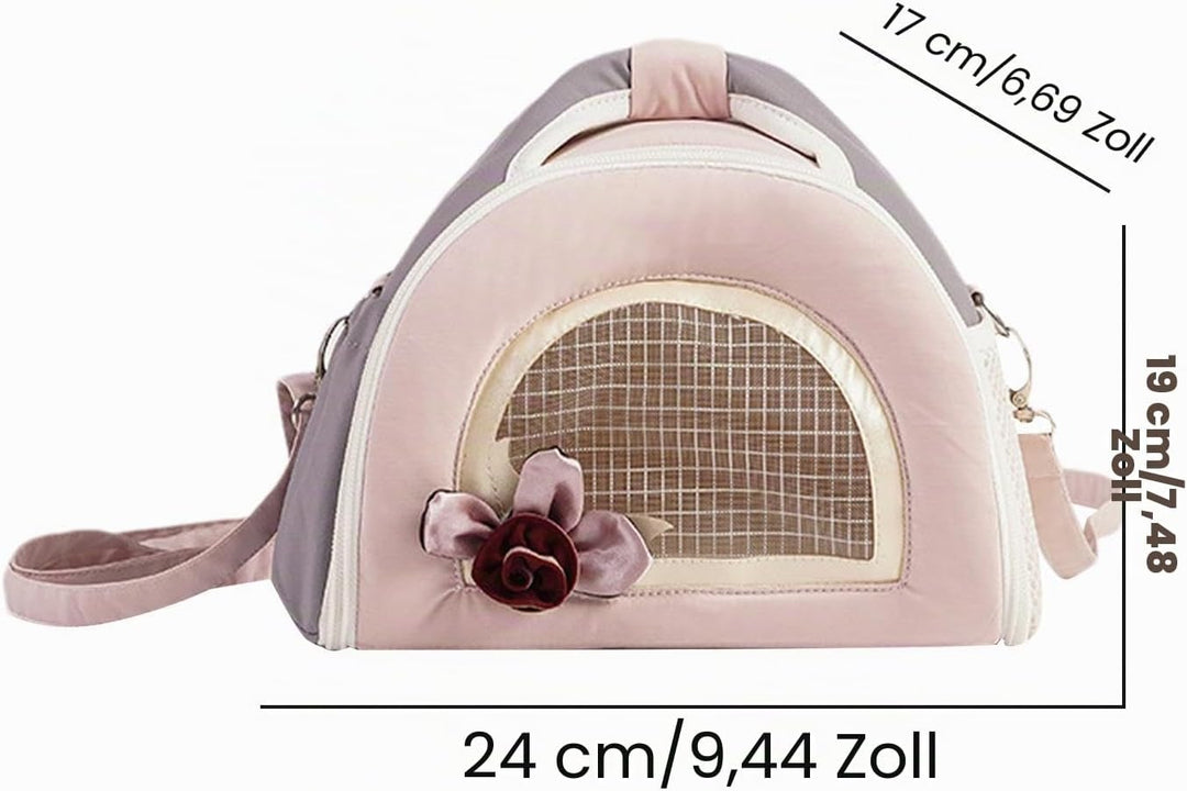 Transportboxen für kleine Hunde, Transportboxen für Kleintiere | Kaninchen-Reisetragetasche Tragetas
