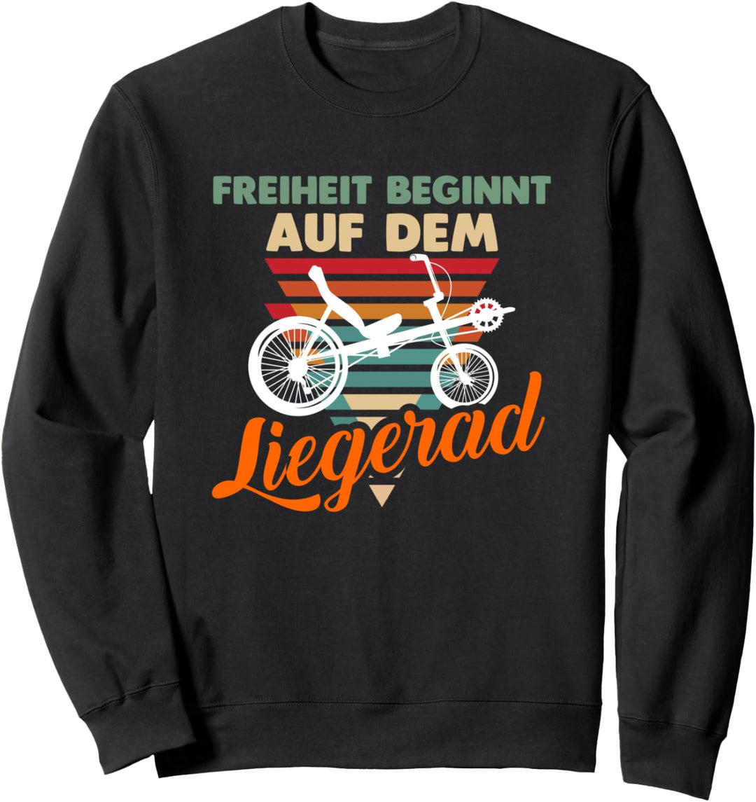 Rad Fahrradrennen Liegerad Tricks Fahrrad Sweatshirt