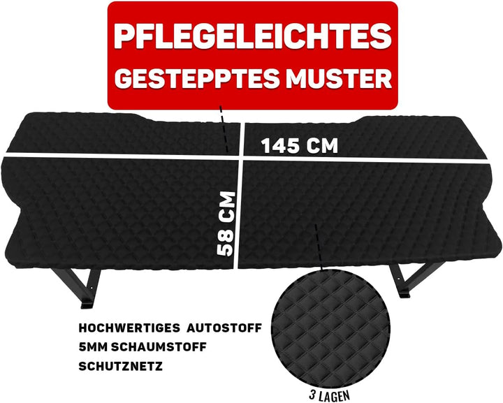 BREMER SITZBEZÜGE Multiflexboard kompatibel mit VW T5 T6 T6.1 Multivan Bettverlängerung Camper Schla
