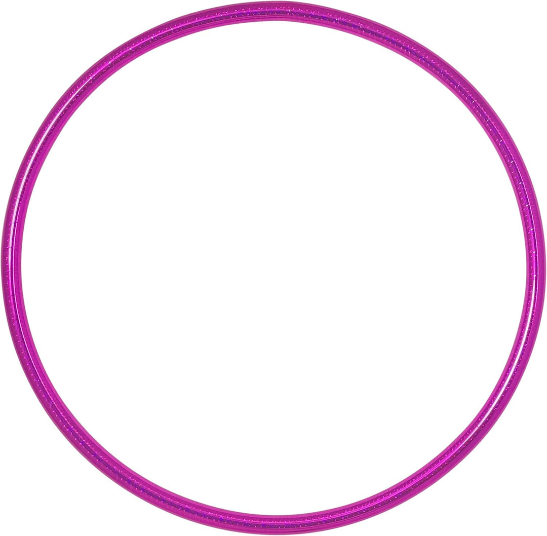Hoopomania Kinder Hula Hoop Reifen, Hologramm Muster, Ø60/70/80cm Ø80cm Pink, Ø80cm Pink