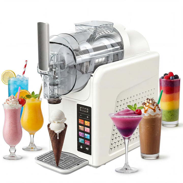 Slush Maschine eismaschine 2L Slushie,slushie maschine,Maschine mit LED-Display,7 voreingestellte Pr