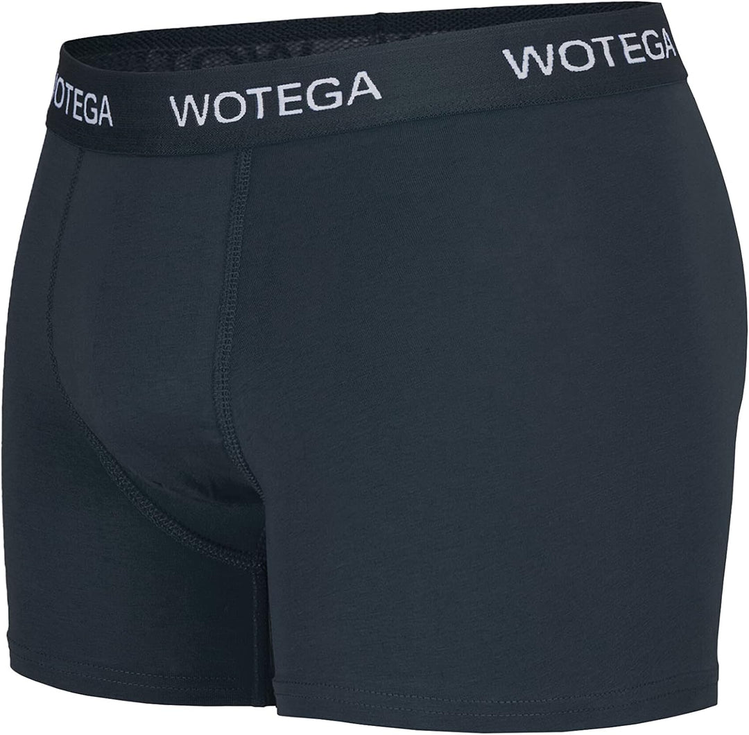 WOTEGA Joe - Boxershorts Herren 6er Pack - Baumwoll Unterwäsche XS Grau (Castlerock 180201), XS Grau