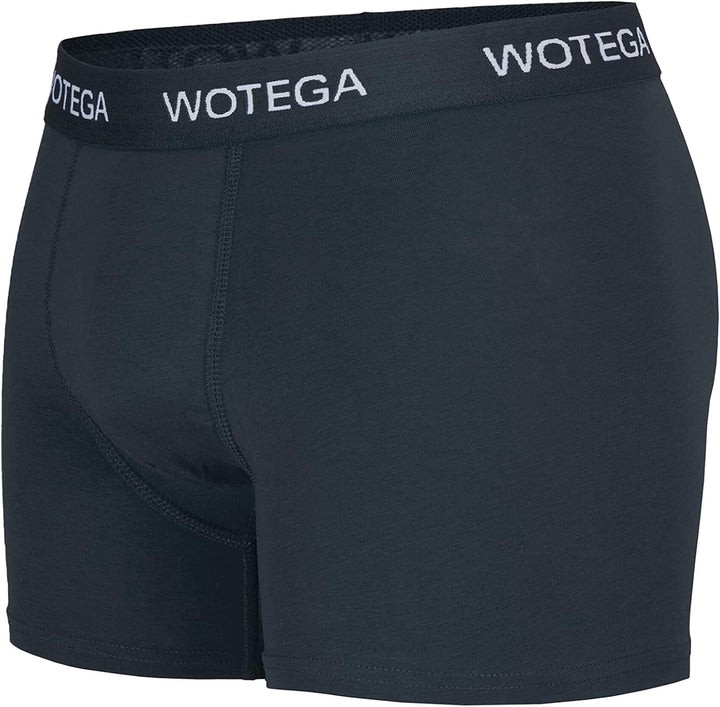 WOTEGA Joe - Boxershorts Herren 6er Pack - Baumwoll Unterwäsche XS Grau (Castlerock 180201), XS Grau