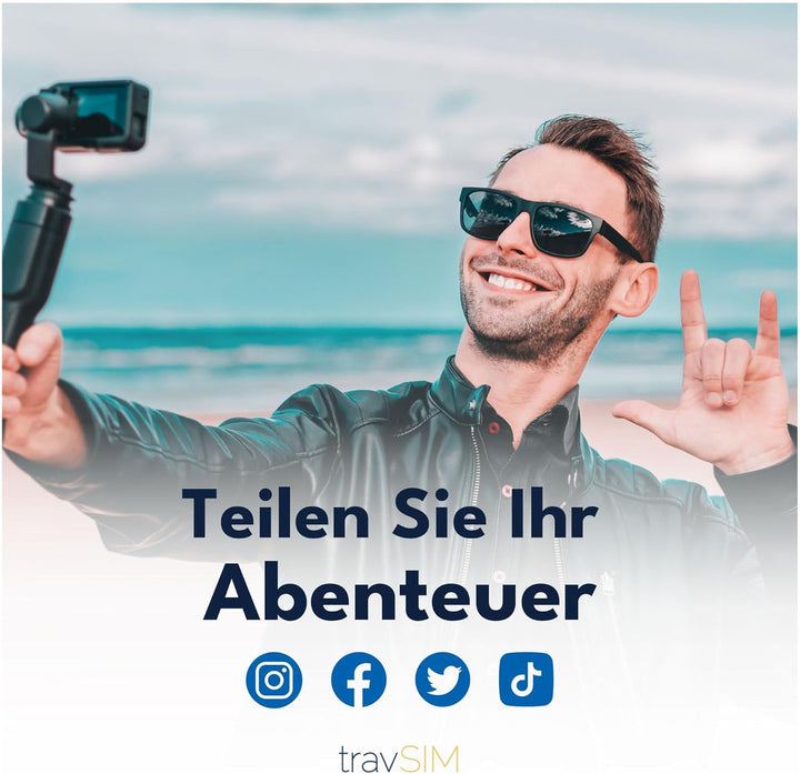 travSIM Thailand SIM-Karte | 5GB Mobile Daten | Funktioniert auf iOS- und Android-Geräten | Der Plan
