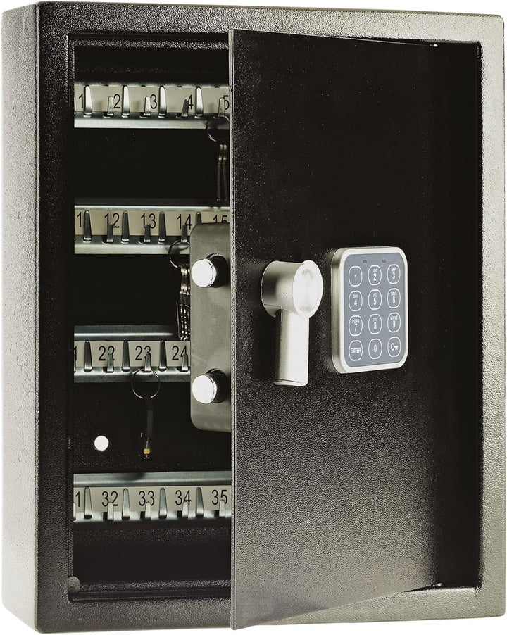 Yale - Elektronischer Schlüsseltresor - 100 Haken - YKB/550/DB1 - Standardsicherheit - Schwarz Elekt