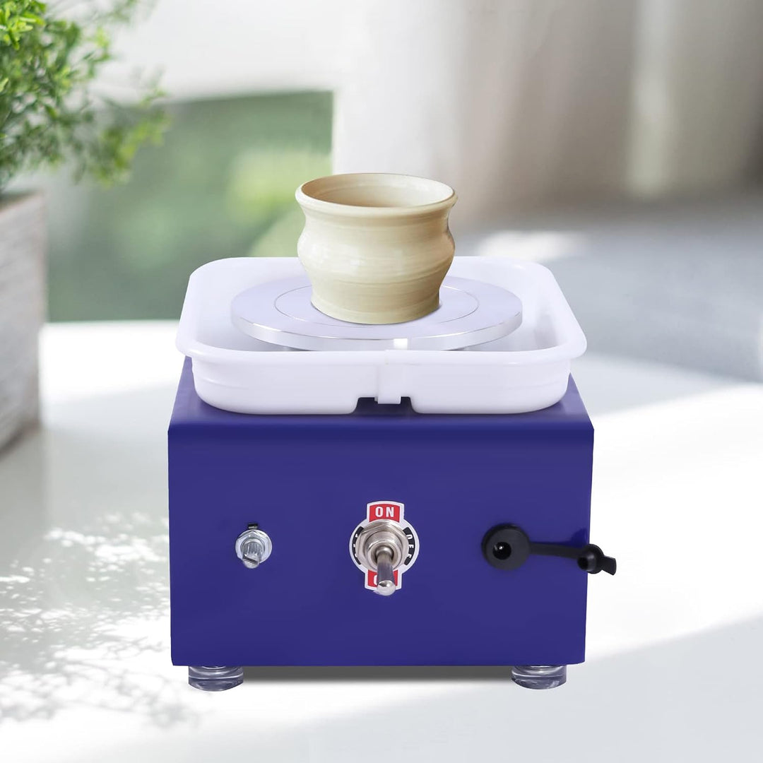 Mini Elektrische Töpferscheibe 10 cm Turntable, 2000RPM Tonmaschine Mini Electric Pottery Wheel Kera