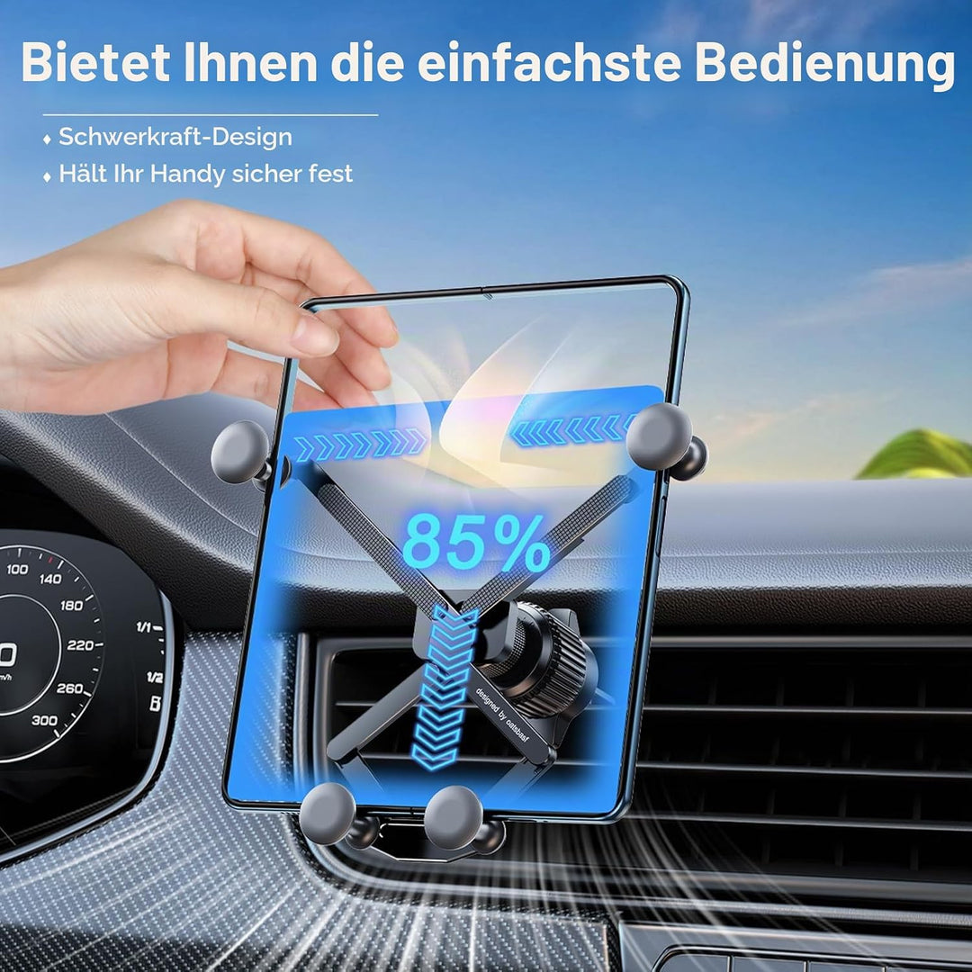 Schwerkraft Z Fold 7 6 5 4 Autohalterung, [Dicke Hüllenfreundlich] Handyhalterung Z Fold 5 Autohalte
