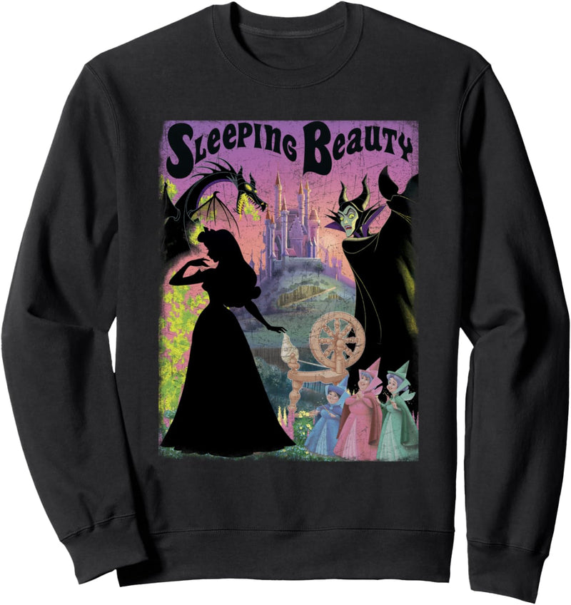 Disney Sleeping Beauty Aurora Maleficent Poster Sweatshirt