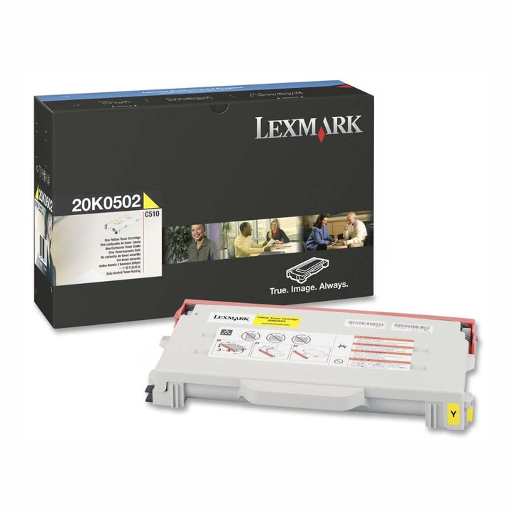 Lexmark 20 K0502 Toner Laser Cartridge 3000páginas gelb Tonerkassette für Laserdrucker (gelb, Lexmar