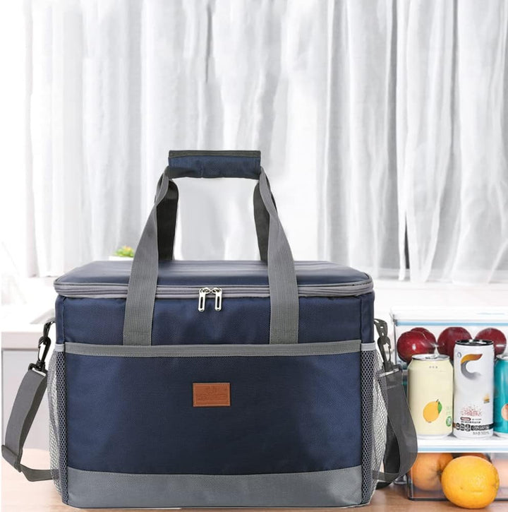 Grosse Faltbar Thermotasche, 36L Kühltasche, Lunchtasche, Picknicktasche, mit Verstellbaren Schulter