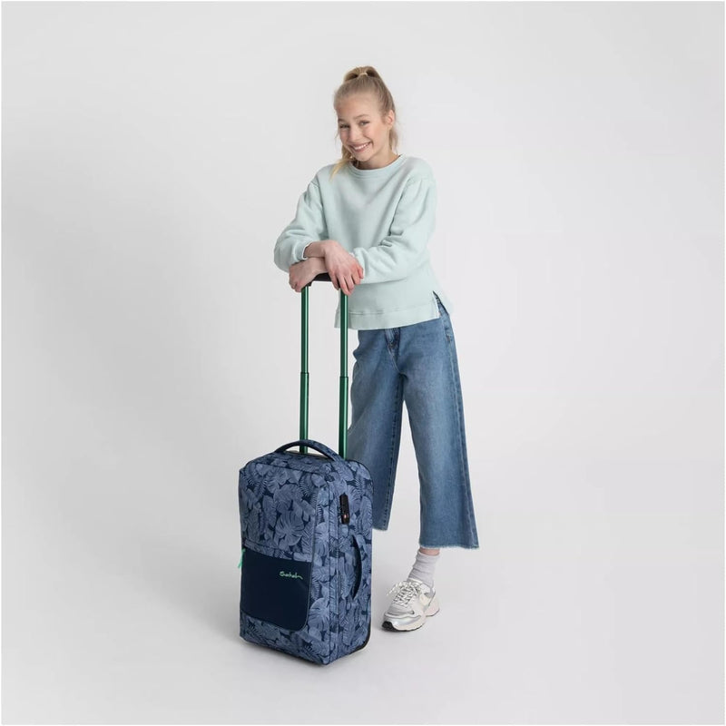 satch Flow S Trolley Koffer Handgepäck 35 l 54x32x23 cm oder Koffer gross 55 l 65x37x29 cm, inkl. Wä