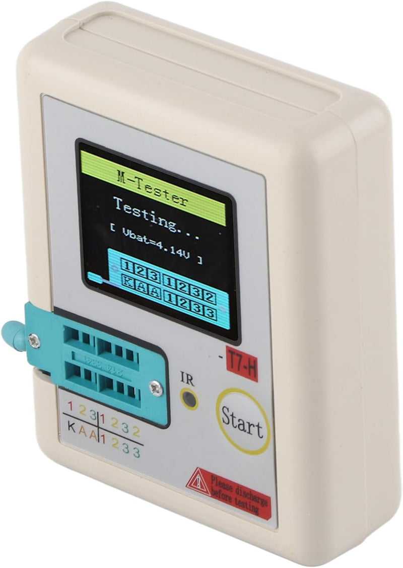 TFT Transistortester TC-T7-H LCR ESR Farbige Grafikanzeige für Diode Triode Kondensator Widerstand L