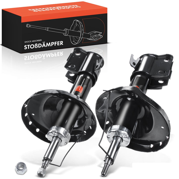 Frankberg 2x Stossdämpfer Gasdruck Vorne Kompatibel mit Impreza G3 GH GR 2.0L 2.5L Schrägheck 2008-2
