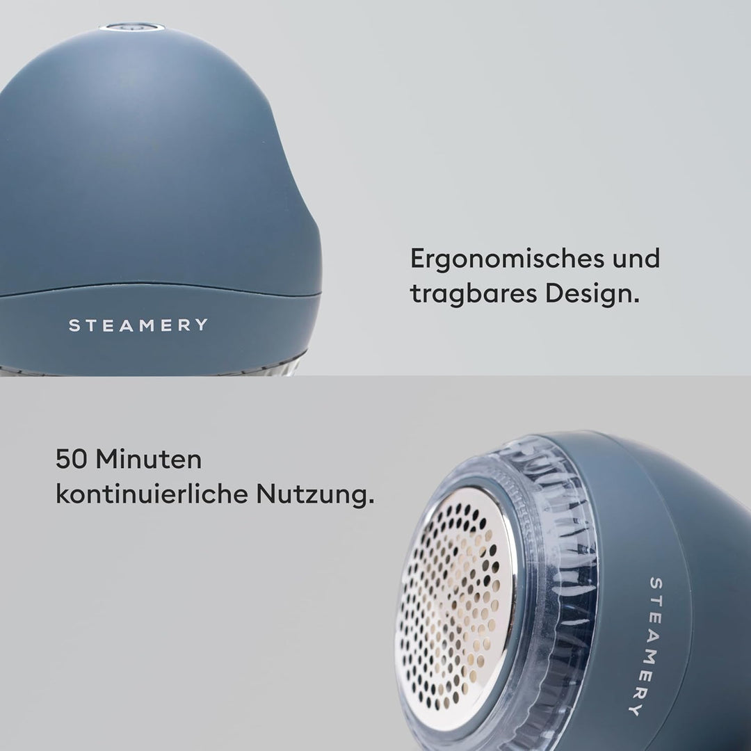 Pilo 1 Stoffrasierer für Kleidung und Textilien von Steamery, 5W, tragbar, wiederaufladbar, ergonomi