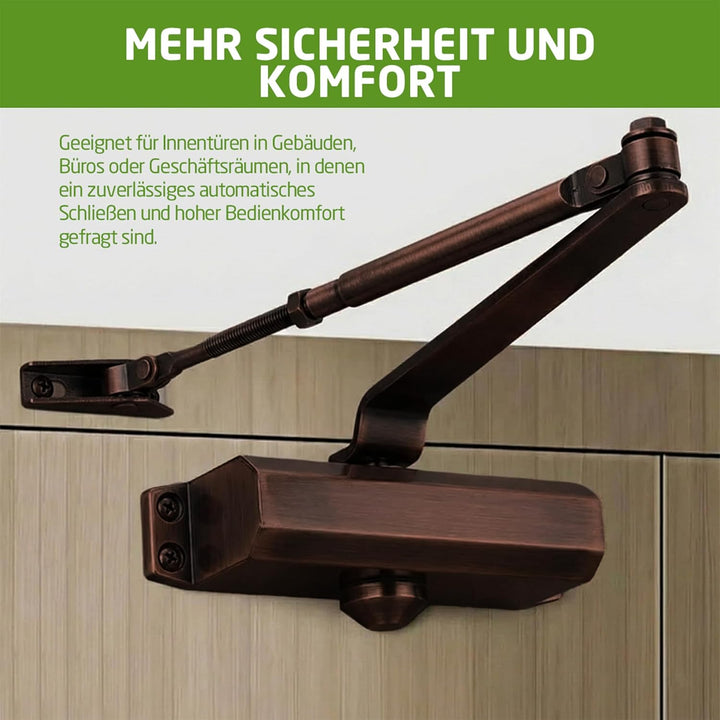 Amig - Türschliesser zum automatischen Schliessen von Türen mit einem Gewicht von max. 40 kg und ein