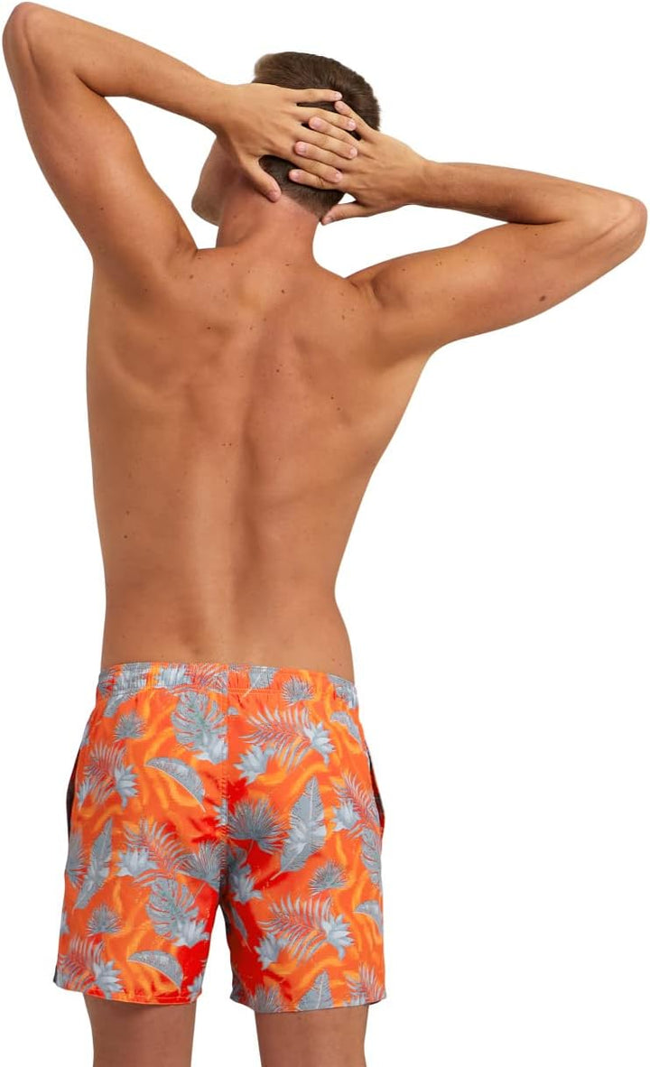 ARENA Herren Men's Beach Boxer Allover Swim Trunks M Nespola-grey Multi, M Nespola-grey Multi