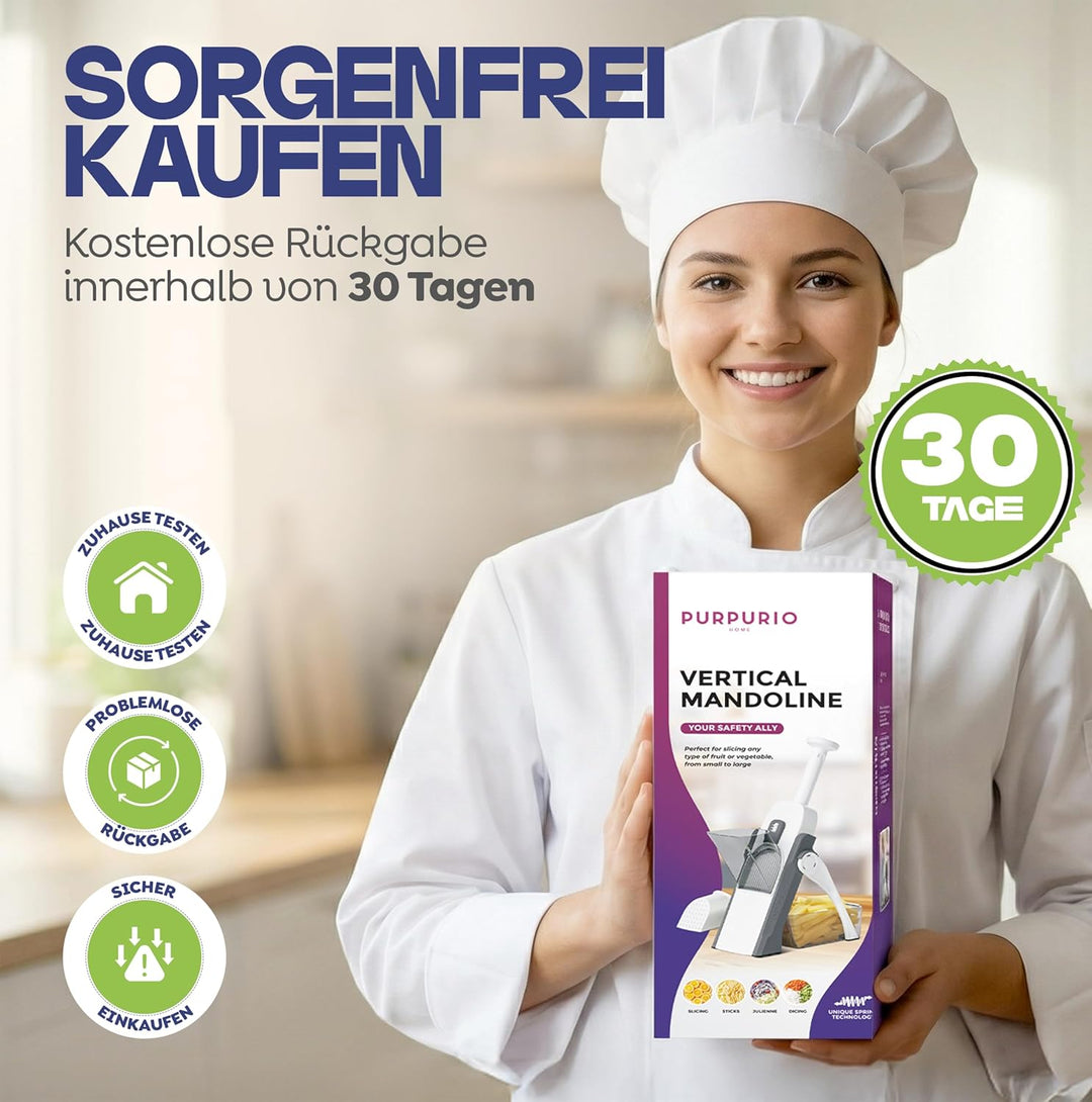 Katana Pro 10 in 1™ Gemüsehobel Verstellbar Multifunktional - Allesschneider klappbar - Mandoline Ge