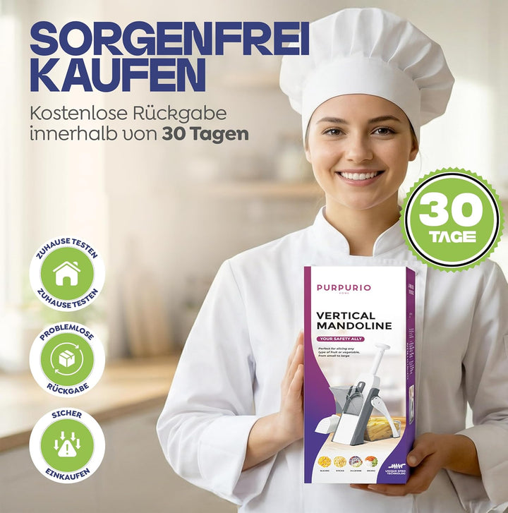 Katana Pro 10 in 1™ Gemüsehobel Verstellbar Multifunktional - Allesschneider klappbar - Mandoline Ge