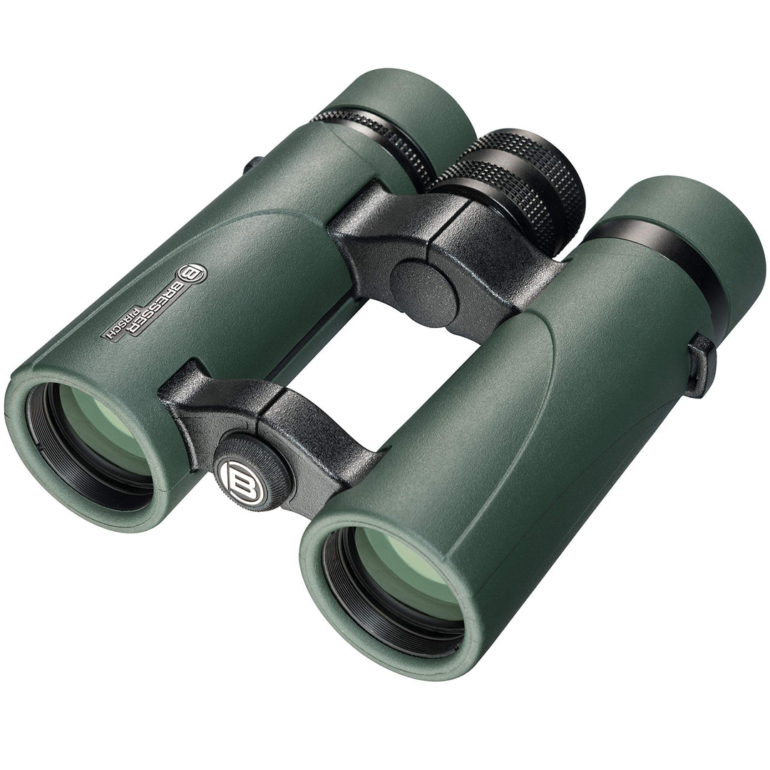 Bresser Fernglas Pirsch 10x34 mm mit hochwertiger Phasenvergütung zur Kontraststeigerung, BaK-4 Glas