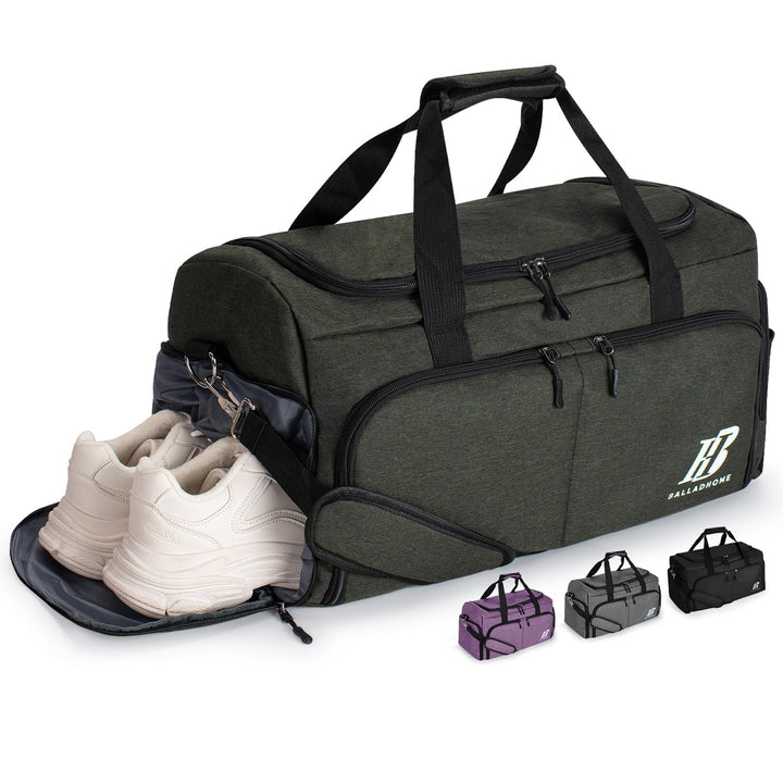 Sporttasche Reisetasche für Damen und Herren Trainingstasche Gym Bag mit Schuhfach und Nassfach Duff