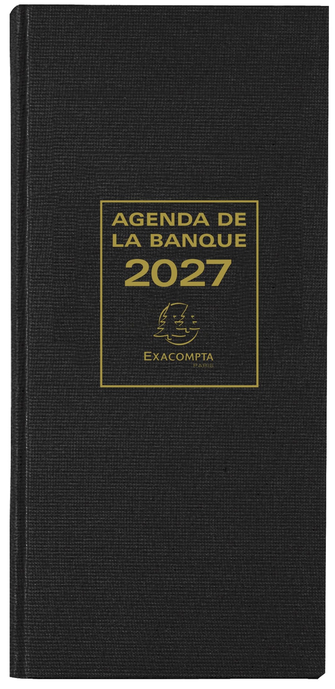 Exacompta 38681 Bankbuch Breite 28 x 17,5 cm schwarz Jahr 2019 34 x 16 cm schwarz schwarz 34 x 16 cm