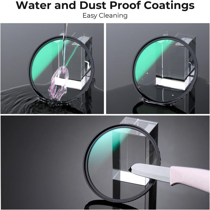 K&F Concept Nano-X Black-Mist 1/4 Filter 52mm Black Promist 1/4 Filter aus Optisches Glas mit 28-fac