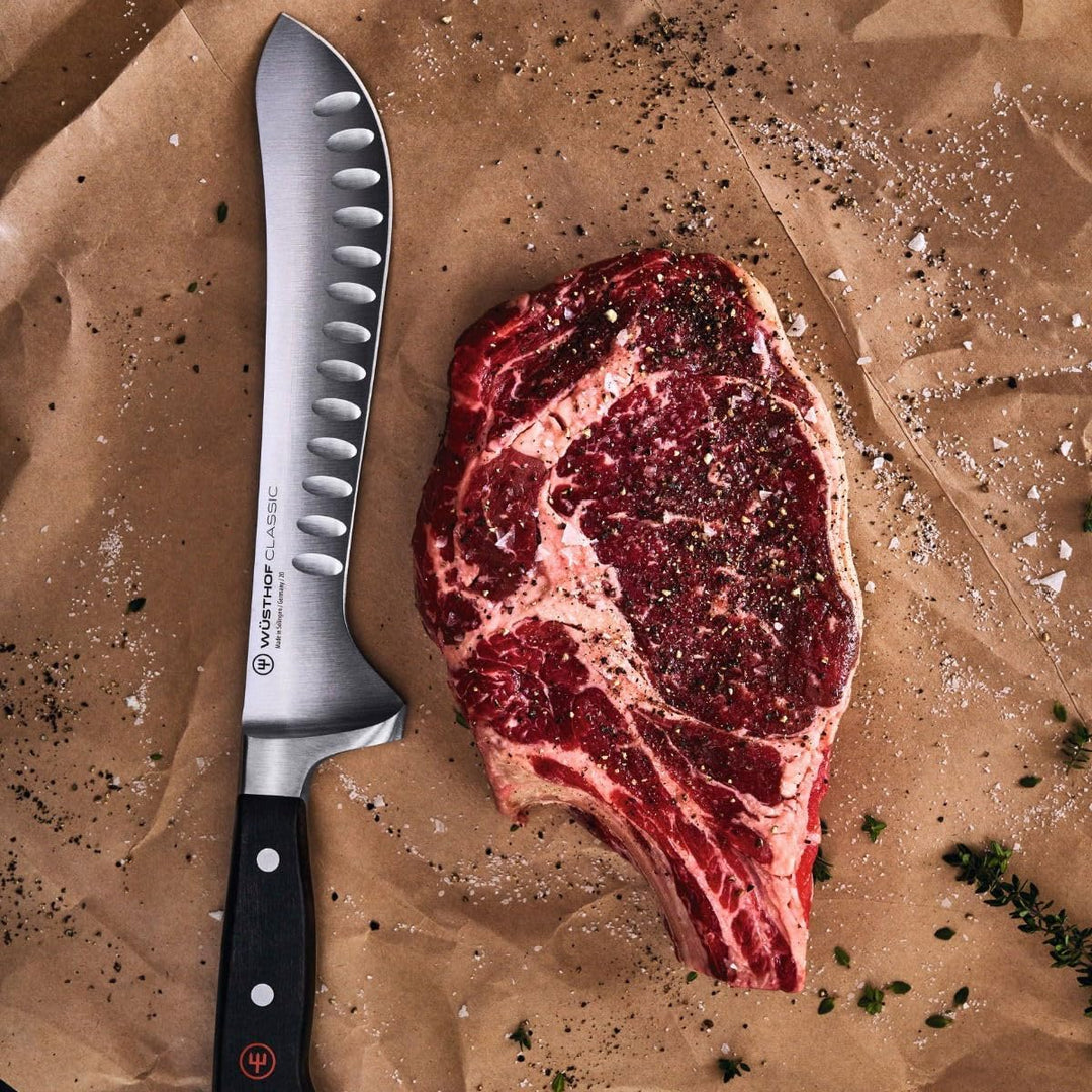 WÜSTHOF Classic Butcher Knife 20 cm, Schwarz,silber