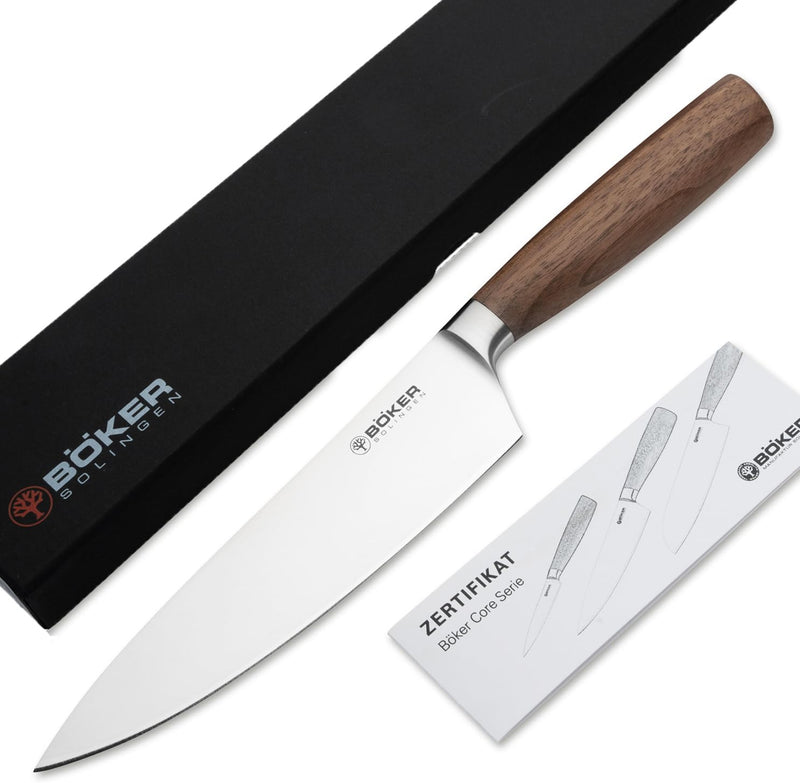 BÖKER SOLINGEN® Core Küchenmesser klein - geschmiedetes Chefmesser 16 cm extrem scharf - Premium Koc