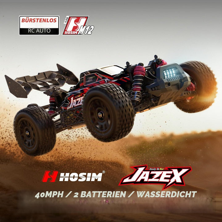 Hosim 1/14 Brushless RC Cars Max 60KM/H, Elektro High Speed Ferngesteuertes Auto für Erwachsene, Was