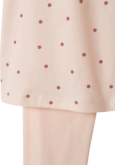 Vertbaudet VERTBAUDET2er-Pack Mädchen Nachthemden mit Leggings, Blumen Pack Rosa/Blau 2 Jahre, Pack