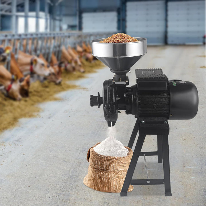 Elektrische Getreidemühle 2200W Vec 1 Edelstahl Trichter