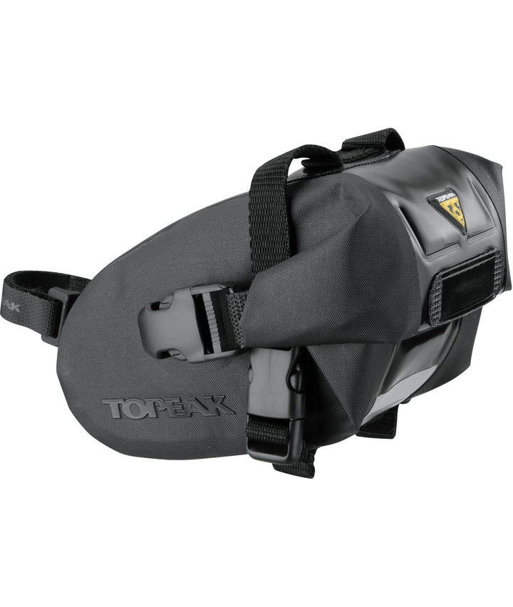 Topeak Wedge DryBag Straps wasserdichte Satteltasche mit Gurten S (15 x 9 x 9 cm, 0.6 l), S (15 x 9