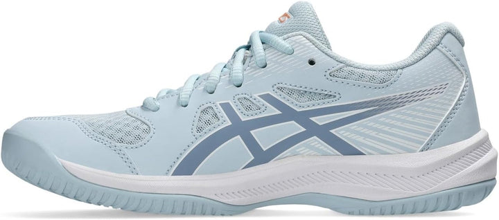 ASICS Damen Upcourt 6Sneaker 38 EU Hellblau, 38 EU Hellblau