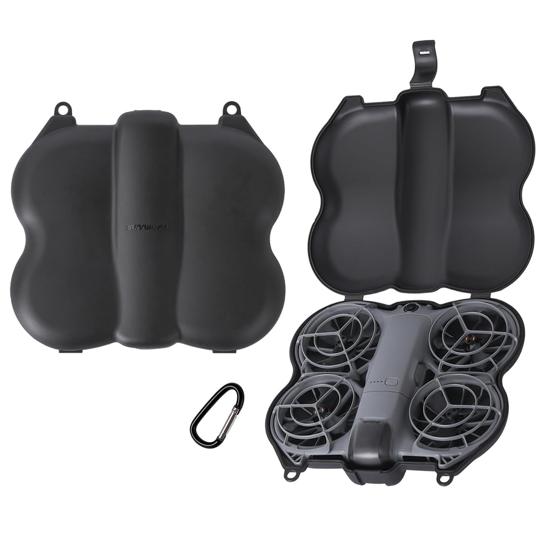 ZJRXM Neo 2 Tasche, Tragbar Hartschalen Schutz Case für DJI Neo 2 Drohne, Entzückend Schmetterlinge