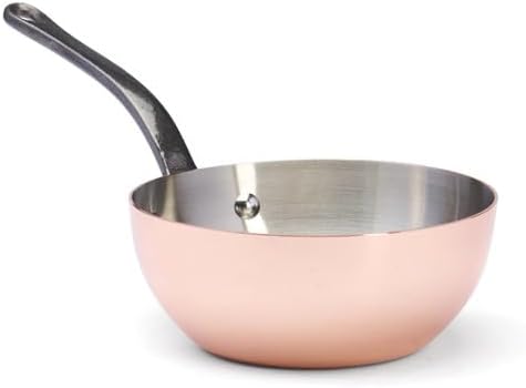De Buyer 6464.16 Sauteuse, Edelstahl, Silber, 16 cm 27.9 x 20.1 x 10.9 cm, 27.9 x 20.1 x 10.9 cm