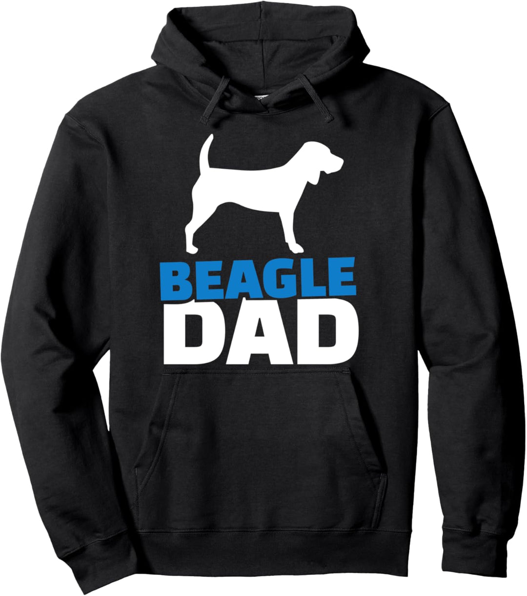 Beagle Papa Pullover Hoodie