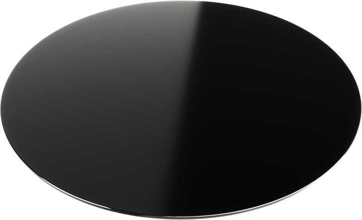 BIJON Glasplatte Schwarz Rund Tisch ESG Sicherheitsglas - Für Esstisch, Couchtisch, Gartentisch, Sch