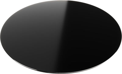 BIJON Glasplatte Schwarz Rund Tisch ESG Sicherheitsglas - Für Esstisch, Couchtisch, Gartentisch, Sch